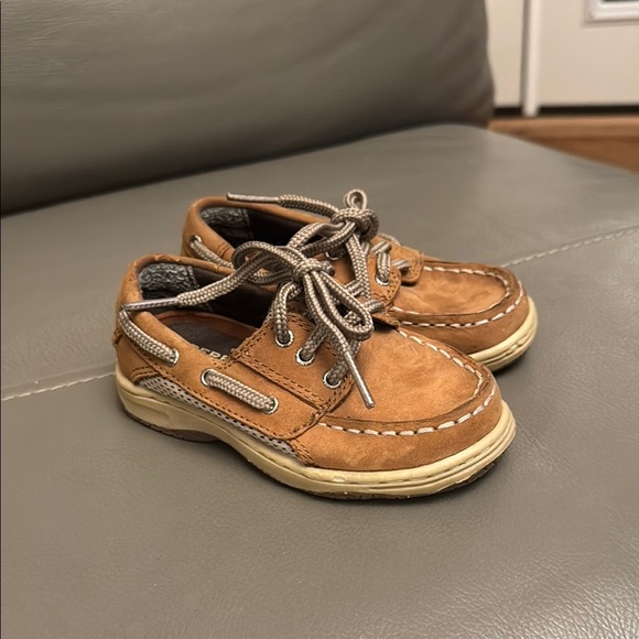 Sperry Billfish boys tan loafers size 7M - Picture 1 of 6
